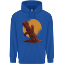 A Melting Chocolate Bunny Easter Mens 80% Cotton Hoodie Royal Blue