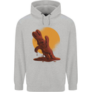 A Melting Chocolate Bunny Easter Mens 80% Cotton Hoodie Sports Grey