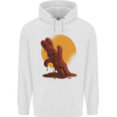 A Melting Chocolate Bunny Easter Mens 80% Cotton Hoodie White