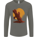 A Melting Chocolate Bunny Easter Mens Long Sleeve T-Shirt Charcoal
