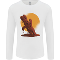 A Melting Chocolate Bunny Easter Mens Long Sleeve T-Shirt White