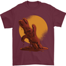 A Melting Chocolate Bunny Easter Mens T-Shirt 100% Cotton Maroon