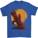 A Melting Chocolate Bunny Easter Mens T-Shirt 100% Cotton Royal Blue