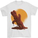 A Melting Chocolate Bunny Easter Mens T-Shirt 100% Cotton White