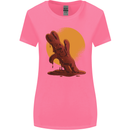 A Melting Chocolate Bunny Easter Womens Wider Cut T-Shirt Azalea