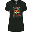A Mischievous Fox Womens Wider Cut T-Shirt Black