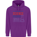 A Moment of Science Please Funny Chemistry Childrens Kids Hoodie Purple
