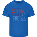 A Moment of Science Please Funny Chemistry Kids T-Shirt Childrens Royal Blue