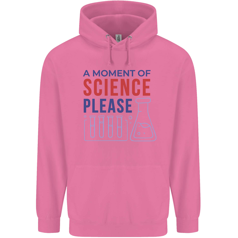 A Moment of Science Please Funny Chemistry Mens 80% Cotton Hoodie Azelea