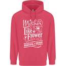 A Mother is Like a Flower Mum Mom Day Childrens Kids Hoodie Heliconia