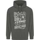 A Mother is Like a Flower Mum Mom Day Childrens Kids Hoodie Storm Grey