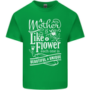 A Mother is Like a Flower Mum Mom Day Mens Cotton T-Shirt Tee Top Irish Green