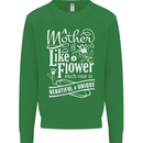 A Mother is Like a Flower Mum Mom Day Mens Sweatshirt Jumper Irish Green