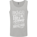 A Mother is Like a Flower Mum Mom Day Mens Vest Tank Top Sports Grey