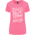 A Mother is Like a Flower Mum Mom Day Womens Wider Cut T-Shirt Azalea