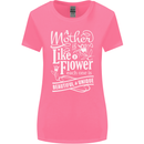 A Mother is Like a Flower Mum Mom Day Womens Wider Cut T-Shirt Azalea