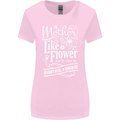 A Mother is Like a Flower Mum Mom Day Womens Wider Cut T-Shirt Light Pink
