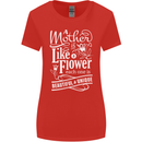 A Mother is Like a Flower Mum Mom Day Womens Wider Cut T-Shirt Red