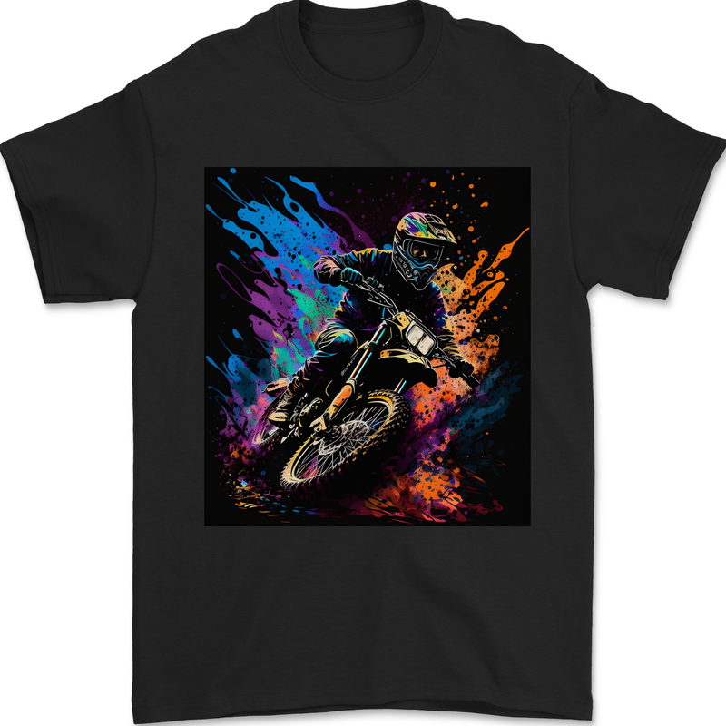 Motocross T-Shirt Mens MotoX Dirt Bike Scrambler Funny Tshirt Tee Top 3