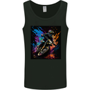 A Motocross Rider MotoX Dirt Bike Motorsports Mens Vest Tank Top Black