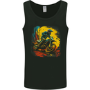 A Motocross Rider MotoX Dirt Bike Scrambler Mens Vest Tank Top Black