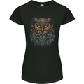 A Mythical Owl Fantasy Tribal Womens Petite Cut T-Shirt Black