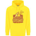 A Naked Banana Cold in Bed Childrens Kids Hoodie Yellow