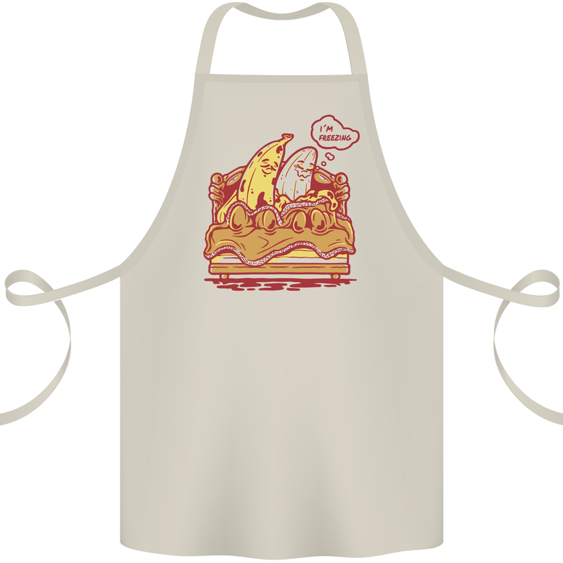 A Naked Banana Cold in Bed Cotton Apron 100% Organic Natural