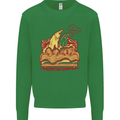 A Naked Banana Cold in Bed Kids Sweatshirt Jumper Irish Green