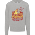 A Naked Banana Cold in Bed Kids Sweatshirt Jumper Sports Grey