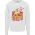 A Naked Banana Cold in Bed Kids Sweatshirt Jumper White