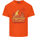A Naked Banana Cold in Bed Kids T-Shirt Childrens Orange