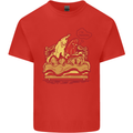 A Naked Banana Cold in Bed Kids T-Shirt Childrens Red