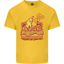 A Naked Banana Cold in Bed Kids T-Shirt Childrens Yellow