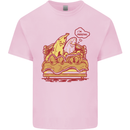 A Naked Banana Cold in Bed Mens Cotton T-Shirt Tee Top Light Pink