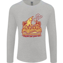 A Naked Banana Cold in Bed Mens Long Sleeve T-Shirt Sports Grey