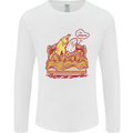 A Naked Banana Cold in Bed Mens Long Sleeve T-Shirt White