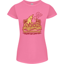 A Naked Banana Cold in Bed Womens Petite Cut T-Shirt Azalea