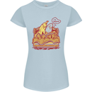 A Naked Banana Cold in Bed Womens Petite Cut T-Shirt Light Blue