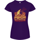 A Naked Banana Cold in Bed Womens Petite Cut T-Shirt Purple