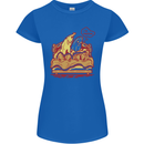 A Naked Banana Cold in Bed Womens Petite Cut T-Shirt Royal Blue