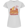 A Naked Banana Cold in Bed Womens Petite Cut T-Shirt White
