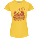 A Naked Banana Cold in Bed Womens Petite Cut T-Shirt Yellow