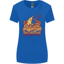 A Naked Banana Cold in Bed Womens Wider Cut T-Shirt Royal Blue