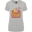 A Naked Banana Cold in Bed Womens Wider Cut T-Shirt Sports Grey