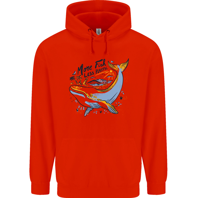 A Naked Banana Freezing Cold in Bed Childrens Kids Hoodie Bright Red