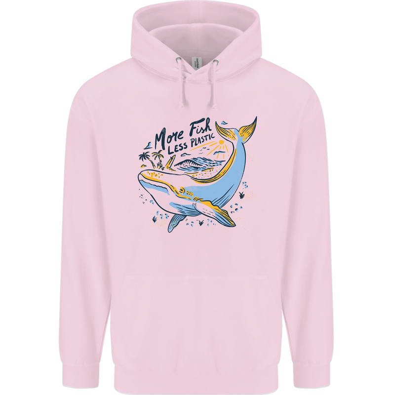 A Naked Banana Freezing Cold in Bed Childrens Kids Hoodie Light Pink