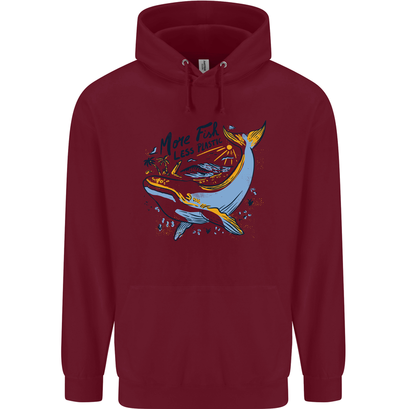 A Naked Banana Freezing Cold in Bed Childrens Kids Hoodie Maroon