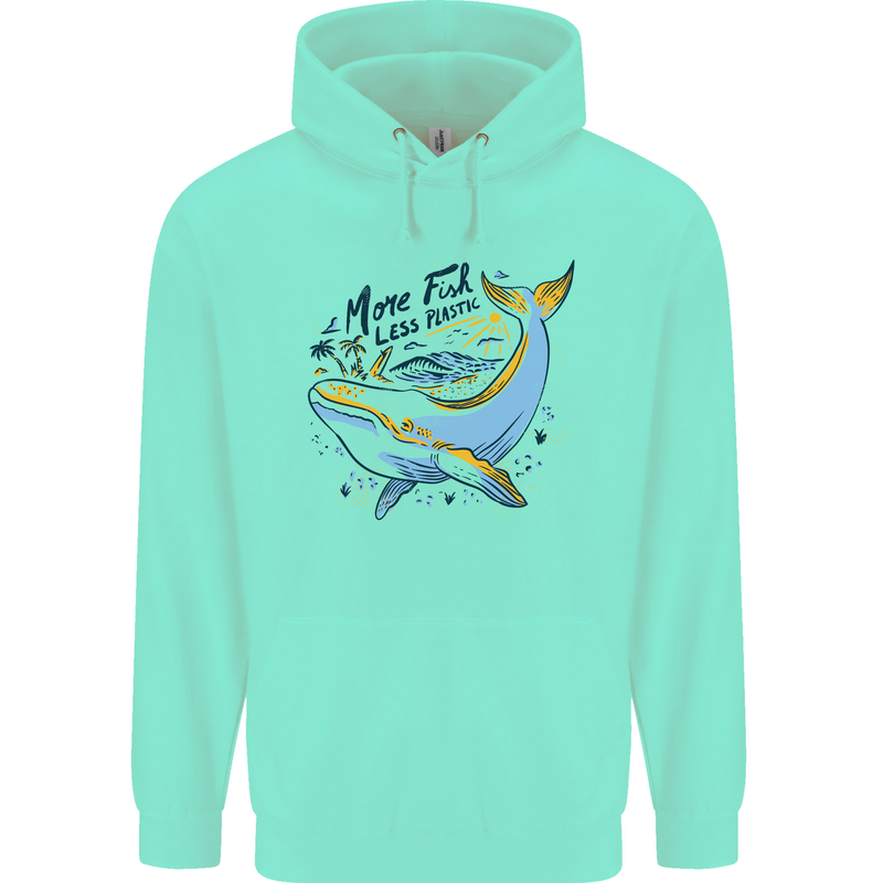 A Naked Banana Freezing Cold in Bed Childrens Kids Hoodie Peppermint