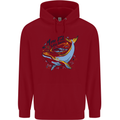 A Naked Banana Freezing Cold in Bed Childrens Kids Hoodie Red